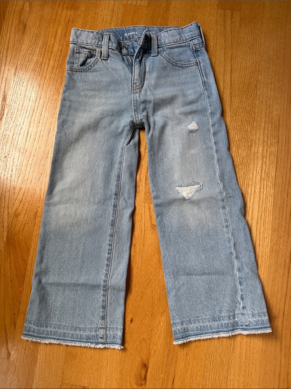 Old Navy Light Blue Wide-Leg Flare Jeans